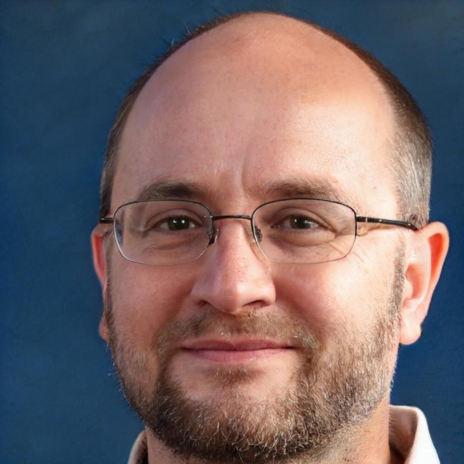 Retrato profesional de instructor de yoga